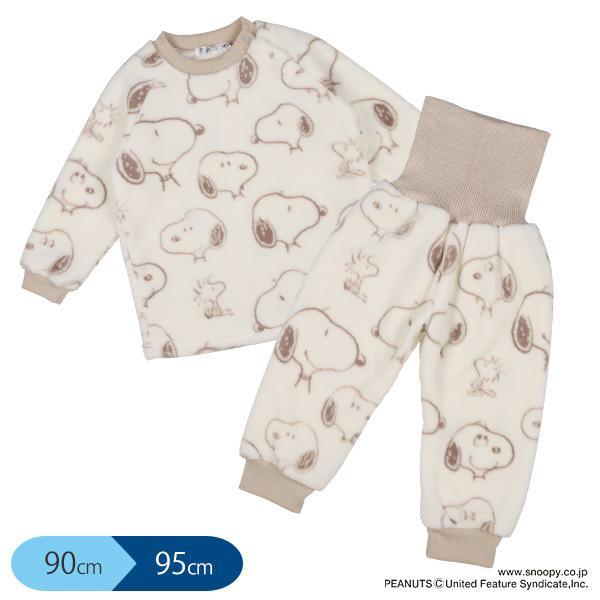 スヌーピー ボアフリース腹巻付き長袖パジャマ スヌーピー 90cm 95cm 西松屋 Yahoo 店 通販 Yahoo ショッピング