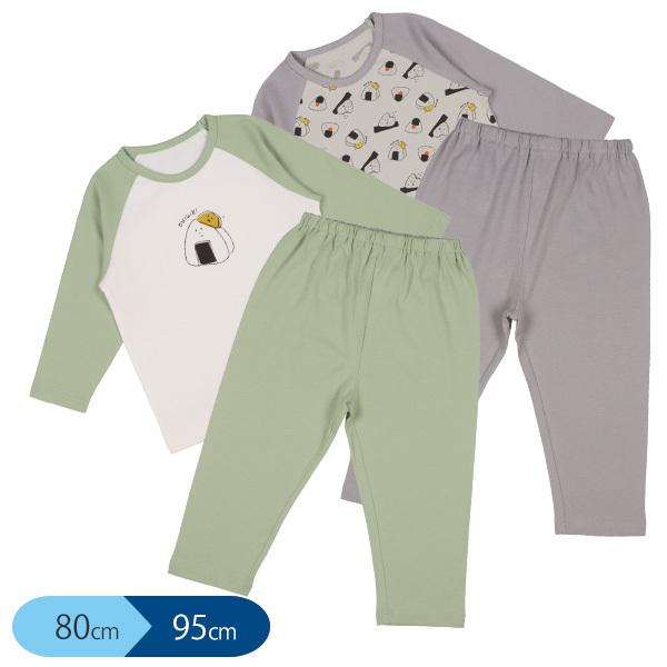 2枚組長袖パジャマ おにぎり 80cm 90cm 95cm 西松屋 Yahoo 店 通販 Yahoo ショッピング