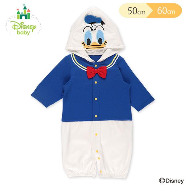 ディズニー スムース着ぐるみ長袖コンビドレス ドナルド 新生児50 60cm 西松屋 Yahoo 店 通販 Yahoo ショッピング