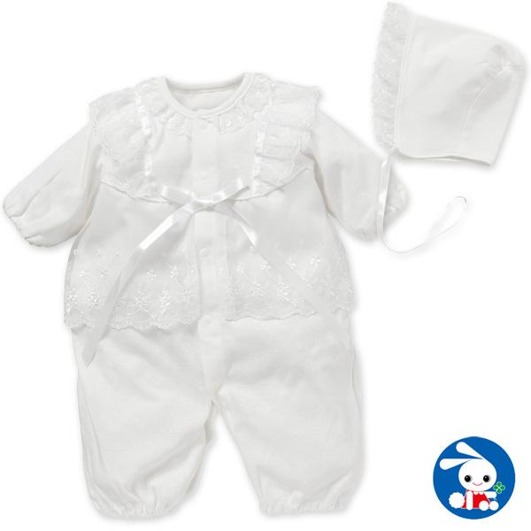 フード付きセレモニードレス リボン 花レース 新生児50 60cm 西松屋 Yahoo 店 通販 Yahoo ショッピング