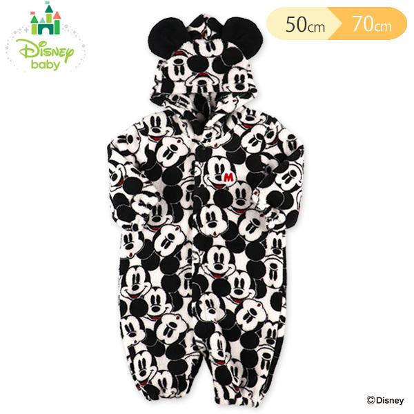 ディズニー フリース防寒コンビドレス ミッキー 新生児 50 70cm 西松屋 Yahoo 店 通販 Yahoo ショッピング
