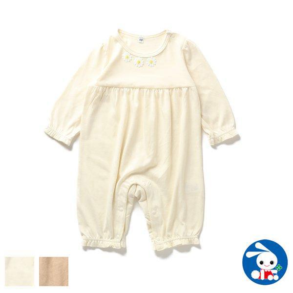 花モチーフ付き長袖カバーオール 70cm 80cm 西松屋 Yahoo 店 通販 Yahoo ショッピング