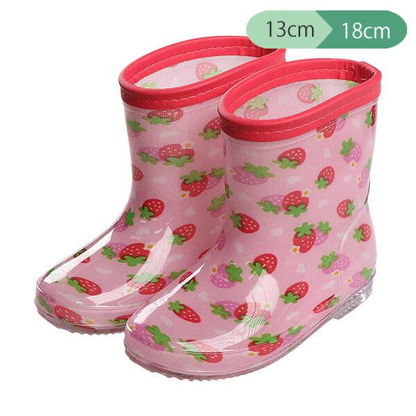 レインブーツ イチゴ柄 13cm 14cm 15cm 16cm 17cm 18cm 西松屋 Yahoo 店 通販 Yahoo ショッピング