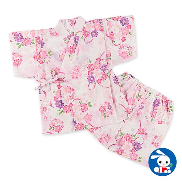 日本製生地 ラメ桜柄甚平 80cm 90cm 95cm 西松屋 Yahoo 店 通販 Yahoo ショッピング