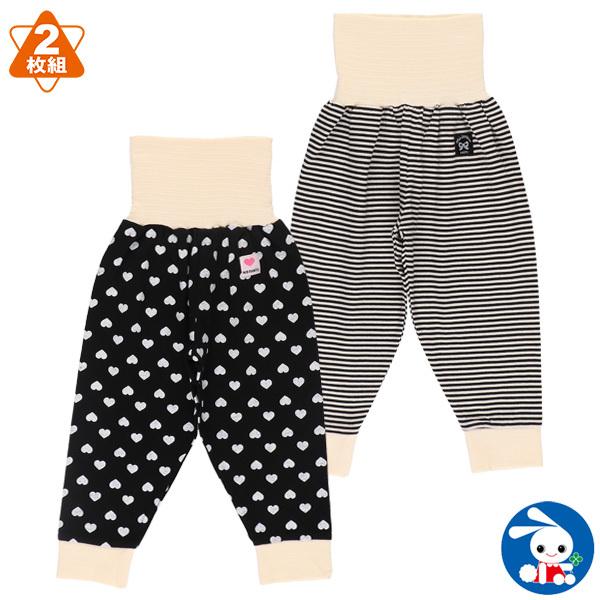 ベビー服 女の子 2枚組腹巻付きスペアパンツ ハートドット ボーダー 70cm 80cm 90cm 95cm 赤ちゃん ベビー 新生児 乳児 幼児 西松屋 Yahoo 店 通販 Yahoo ショッピング