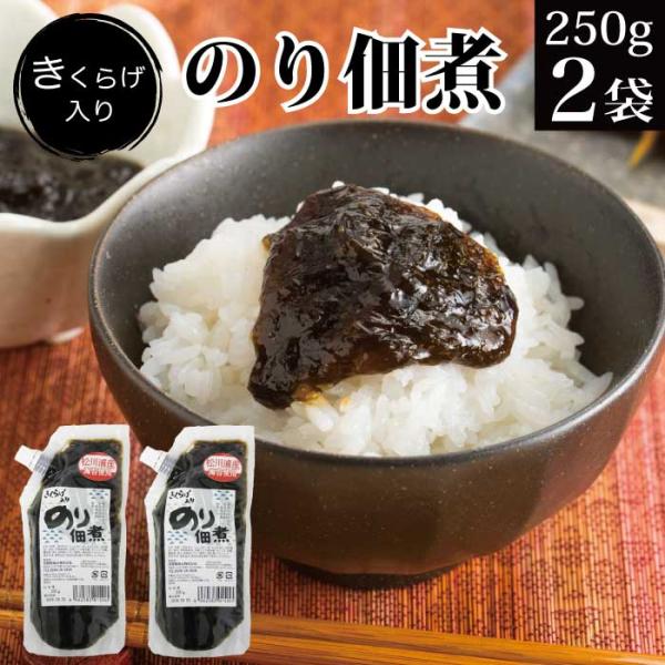 15%OFFクーポン対象 のり佃煮250g×2袋 惣菜 海苔 プレゼント ご飯のお供 おつまみ お取り寄せ グルメ お試し ポイント消化 食品 安価 2022