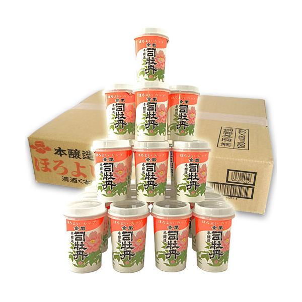 日本酒 高知 司牡丹酒造 本醸造 上撰 金凰 司牡丹 ほろよいカップ ワンカップ 180ml×30本 一級酒 まとめ買い 花見 宴会 きんおう