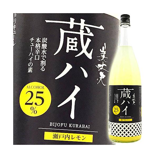 リキュール 高知 浜川商店 美丈夫 本格辛口 チューハイの素 蔵ハイ 瀬戸内レモン 1800ml レモン びじょうふ