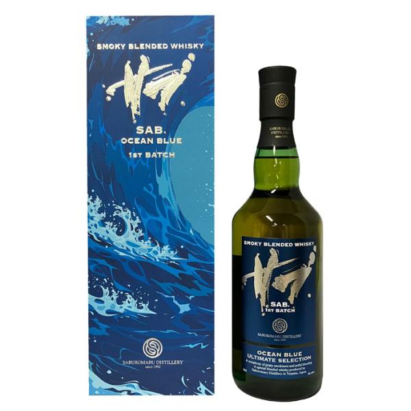【箱入】若鶴酒造　三郎丸　ウィスキー　700ml 爆買 ウイスキー 若鶴酒造三郎丸蒸留所 サブ オーシャンブルー 箱入
