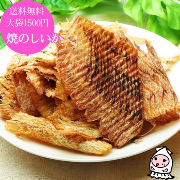 珍味 おつまみ 乾き物 いか イカの介 お取り寄せ 干物 お菓子 酒の肴 お試し 訳あり ゆうパケ送料無料 大袋1500円ポッキリ 焼のしいか 120g