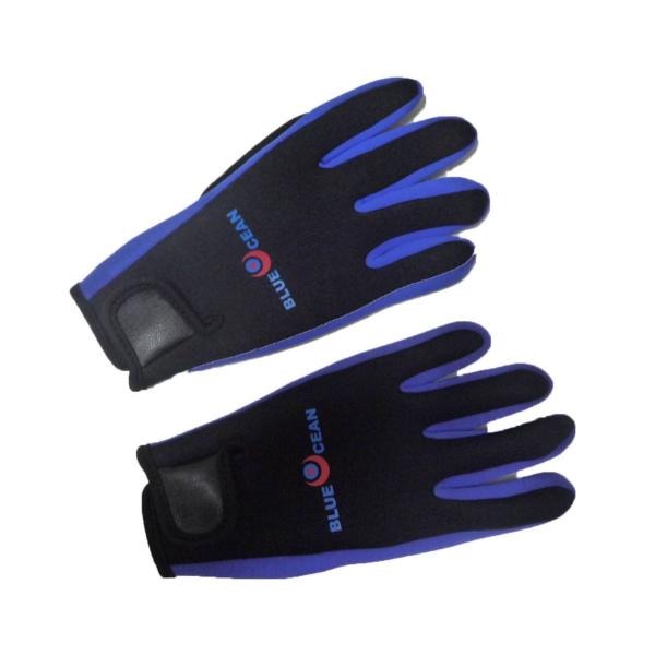 Dive-Sail 1.5mm ネオプレン マリングローブ★ブルー★男性用ダイビング、マリンスポーツ、水遊びに最適！★ネオプレン生地厚さ：1.5ｍｍ色：ブルー優れた保温性ベルクロテープ付きサイズ：M/L