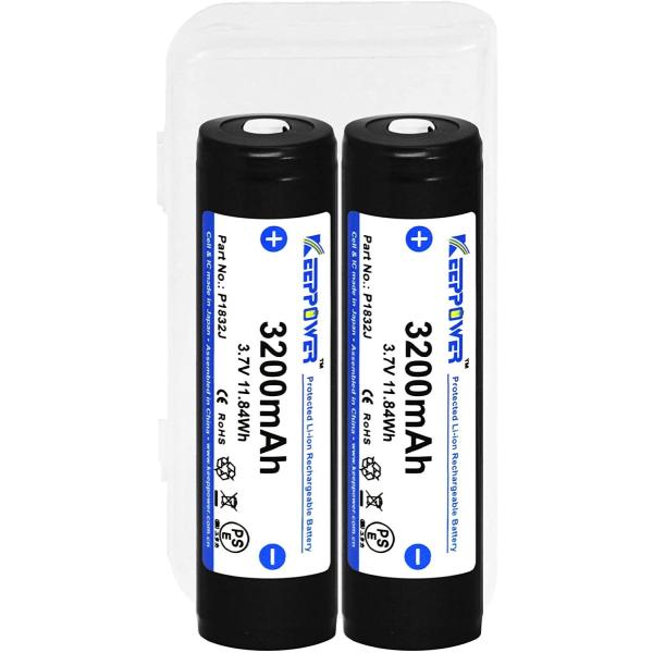 `ECIdr 18650 KEEPPOWER 3200mA 3.7V یHt `ECIobe[ [dr {Zbg pi\jbN Z SEIKO PCB(ی)H