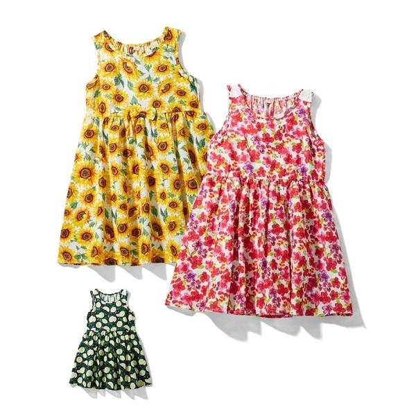 ワンピース 綿100 サンドレス 女の子 子供服 ジュニア服 身長100 110 1 130cm ニッセン Zzy43b6110 ニッセンyahoo 店 通販 Yahoo ショッピング