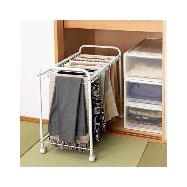 ニッセン（nissen） 収納 ハンガーラック 省スペース 押入れ用 24本