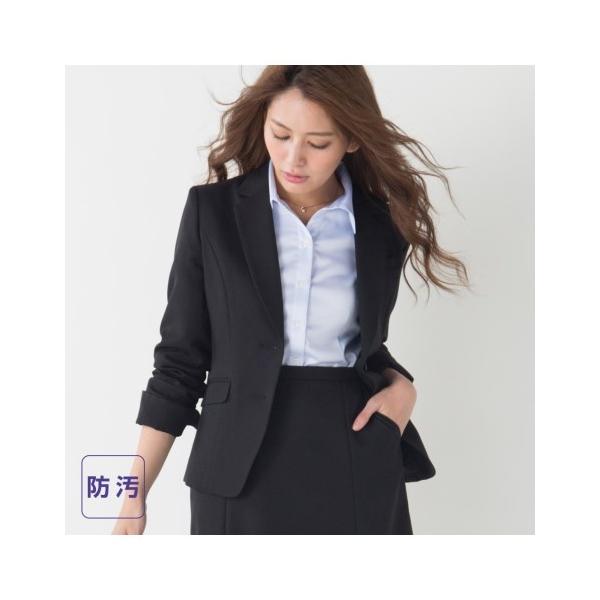 事務服 ジャケット 単品 レディース 洗える 防汚加工 消臭テープ付 レギュラー丈 上下別売 制服 オフィス 仕事 ビジネス 7/9/11/13号 ニッセン nissen ニッセン（nissen） 事務服 ジャケット 単品 レディース 洗える 防汚