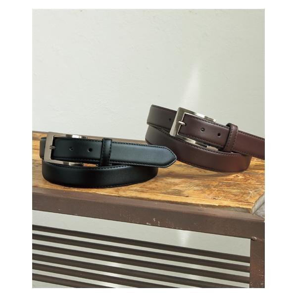 ニッセン（nissen） ベルト メンズ 牛革 ビジネス 普通サイズ 対応