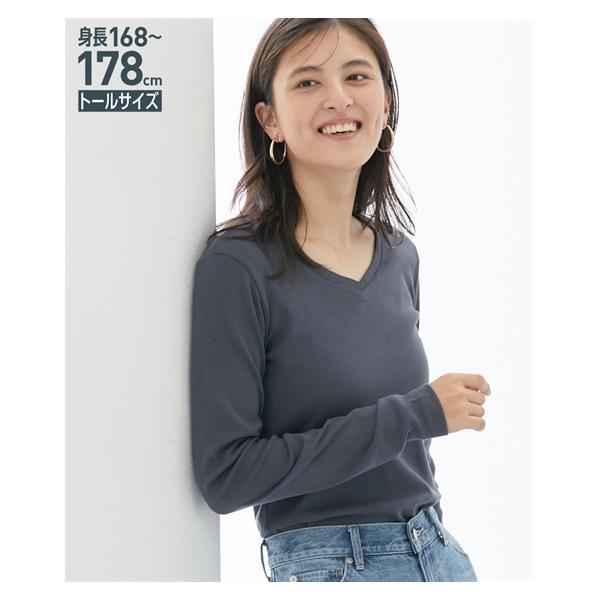 ニッセン Tシャツ カットソー トールサイズ レディース 綿100 ニッセン Tシャツ カットソー トールサイズ レディース 綿100
