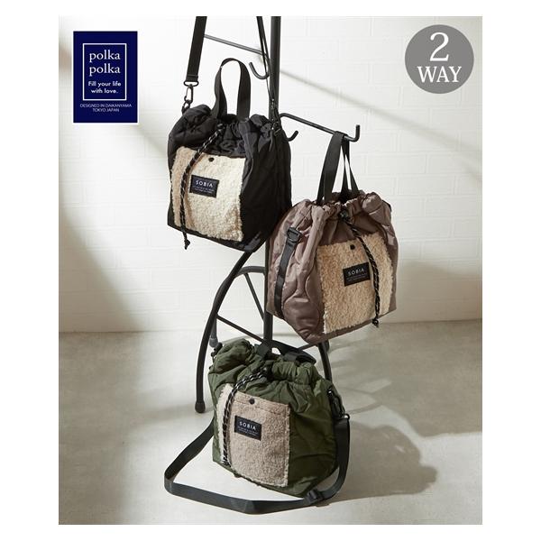 ニッセン バッグ ショルダー レディース polka ポルカポルカ