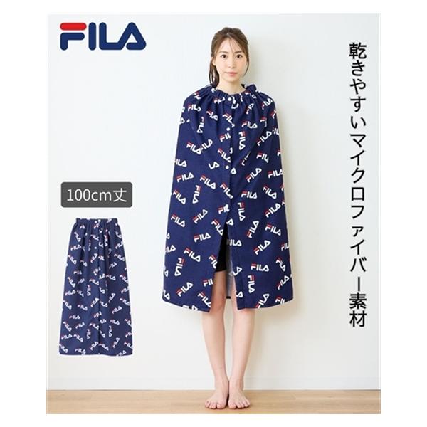 FILA（フィラ） レディース 100cm丈ラップ タオル マイクロファイバー
