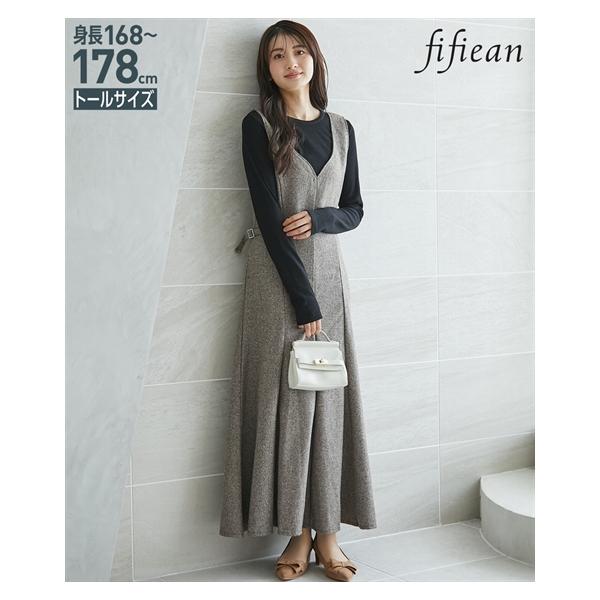 ニッセン（nissen） ジャンパースカート トールサイズ レディース 高