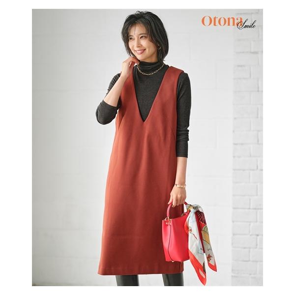 ニッセン（nissen） ジャンパースカート 大きいサイズ レディース 深