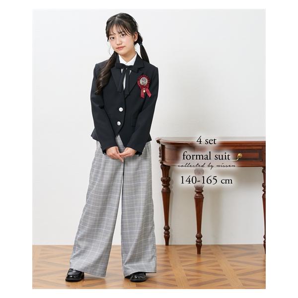 ニッセン　フォーマル　スーツ　キッズ　140E ニッセン フォーマル スーツ 子供服 キッズ 卒業 4点セット
