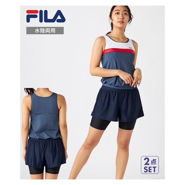 FILA（フィラ） 水着 フィットネス 競泳 レディース 水陸両用
