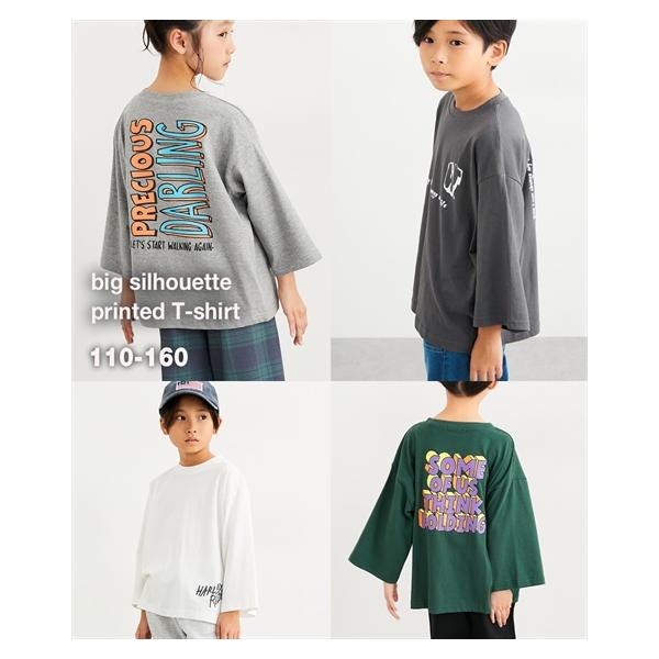 ニッセン（nissen） Tシャツ 子供服 キッズ ビッグシルエット プリント