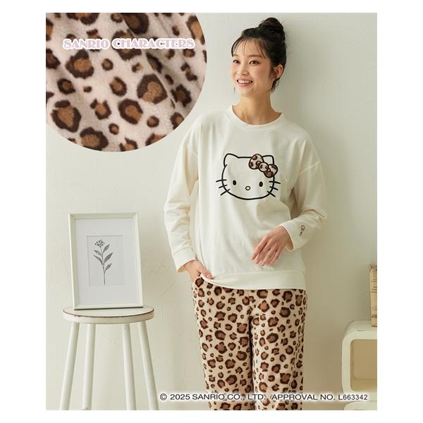 ニッセン パジャマ 上下セット レディース ハローキティ ふわぬく