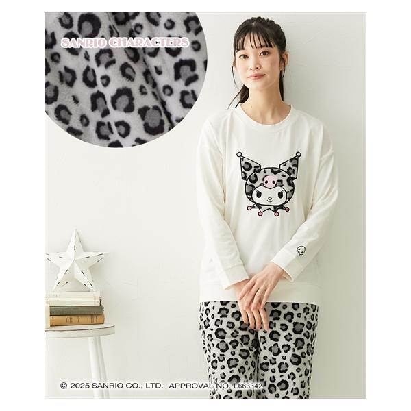 ニッセン パジャマ 上下セット レディース クロミ ふわぬくミンク