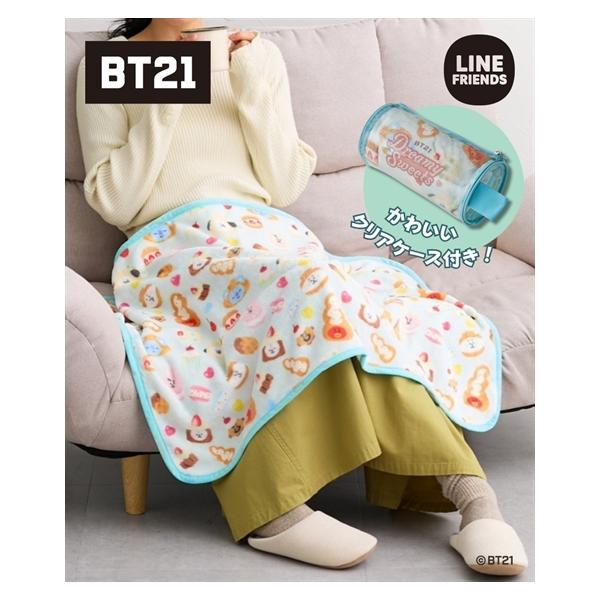 ニッセン（nissen） レディース BT21 クリア ケース 入フリース