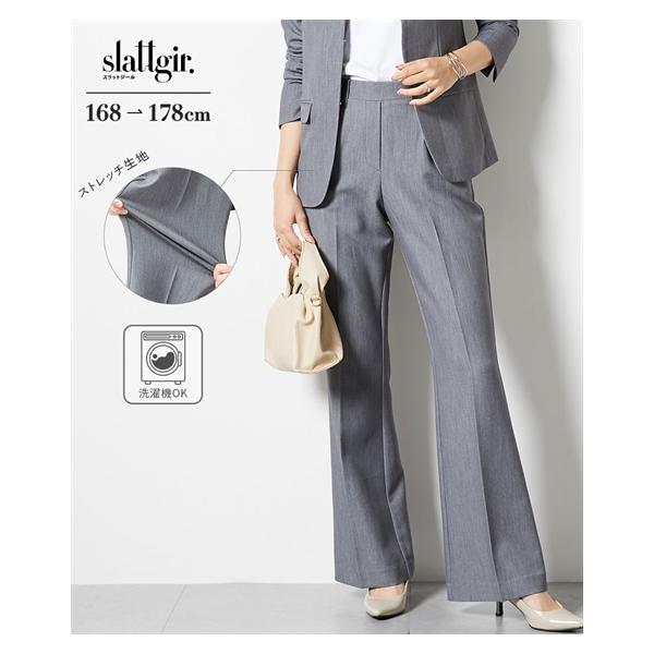 せ*み様 極美品✨theory パンツスーツ　ストレッチ　L 黒　日本製　フレア ニッセン（nissen） フレアパンツ ブーツカットパンツ トールサイズ