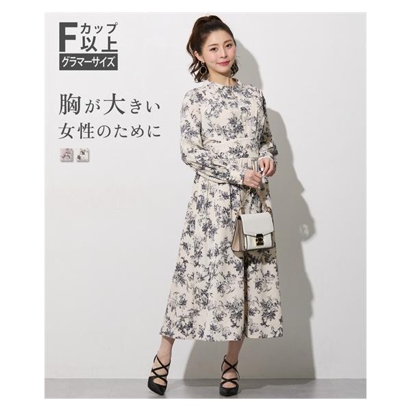 ニッセン（nissen） ワンピース ロング マキシ レディース 大きい胸