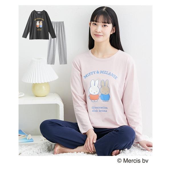 ニッセン（nissen） パジャマ 上下セット レディース ミッフィー 綿混