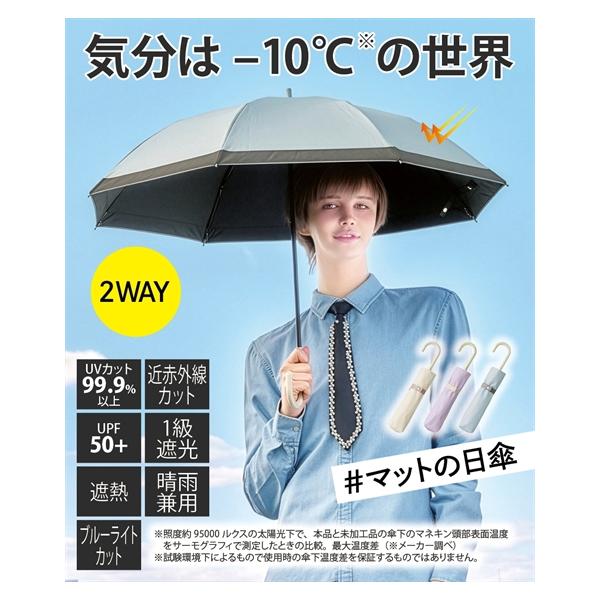 ファッション雑貨 サンブロック ラボ 遮夏クール晴雨兼用傘 2段2way 夏 ニッセン nissen
