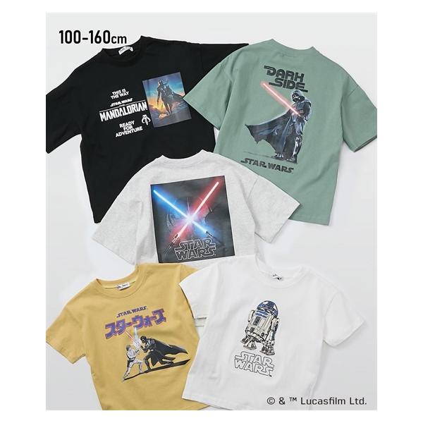 Tシャツ 子供服 キッズ スターウォーズ 半袖 プリント 男の子 女の子 夏 トップス カットソー | 身長100〜160cm | ニッセン nissen