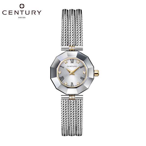 ご購入特典つき センチュリー 腕時計 レディース プライムタイム CENTURY PRIME TIME 606.7.S.M2P.102.SM