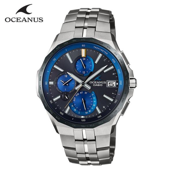 カシオ CASIO オシアナス ご購入特典つき メンズ腕時計 電波ソーラー Bluetooth モバイルリンク チタン OCW-S5000E-1AJF