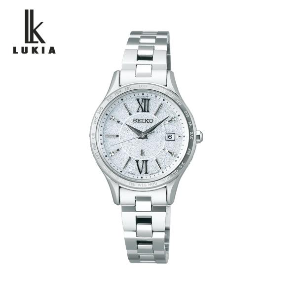 【美品 電波ソーラー】セイコー　ルキア　レディース腕時計　aB8-L-1 LUKIA セイコー ルキア SEIKO ご購入特典つき レディース腕時計