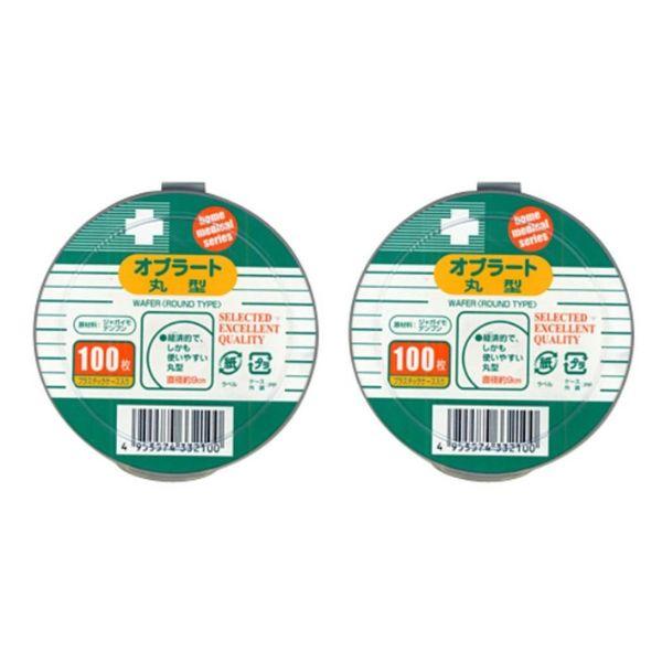 ・原材料に「ジャガイモデンプン」を使用した飲みやすいオブラートです。・水分を約15%含んでいますので、なめらかで簡単に飲み込むことができます。・丸型オブラート。・飲みづらい薬も包んでねじれば飲みやすくなります。