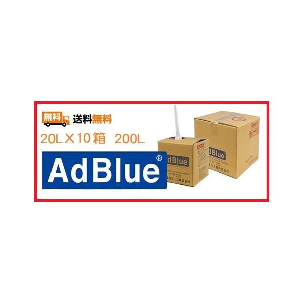 アドブルー（AdBlue）バッグインボックス 20LX10箱 合計200L トラック