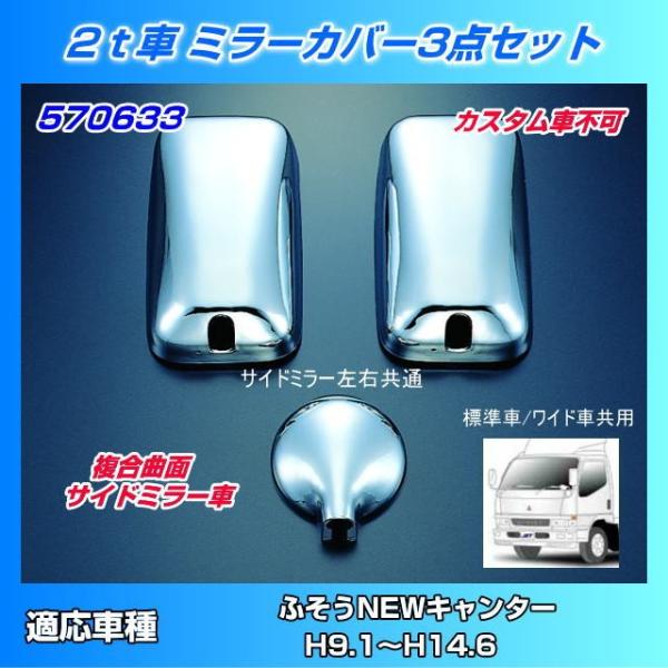 ミラーカバーセット NEWキャンター標準/ワイド用 : トラック用品専門店
