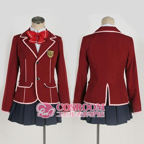 ギルティクラウン 天王洲第一高校 女子制服 コスプレ衣装 cosplay仮装 ウィッグ追加可能 イベント クリスマス ハロウィン ステージ 文化祭 学園祭
