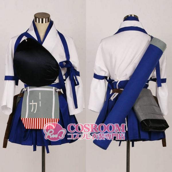 艦隊これくしょん 加賀 コスプレ衣装 cosplay仮装 ウィッグ追加可能 イベント クリスマス ハロウィン ステージ 文化祭 学園祭