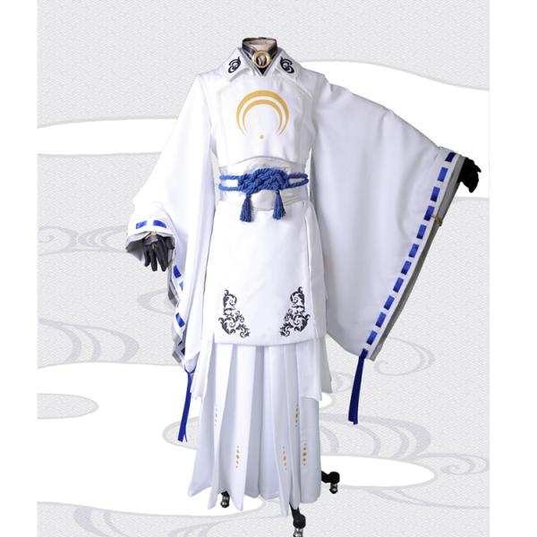 刀剣乱舞 嚴島神社 三日月宗近 コスプレ衣装 cosplay仮装 ウィッグ追加