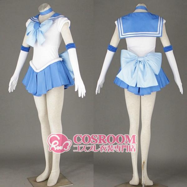美少女戦士セーラームーン 水野亜美 コスプレ衣装 cosplay仮装 ウィッグ追加可能 イベント クリスマス ハロウィン ステージ 文化祭 学園祭