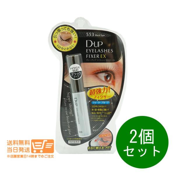ディーアップ アイラッシュ フィクサーEX552 12本セット ディーアップ(D.U.P) アイラッシュフィクサーEX 553 ブラック