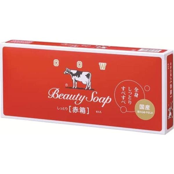 ★限定大特価★牛乳石鹸 赤箱 24箱  90g × 144個　新品未開封 牛乳石鹸 カウブランド 赤箱 90g 6個入り x1ケース(24箱) : 日雑屋