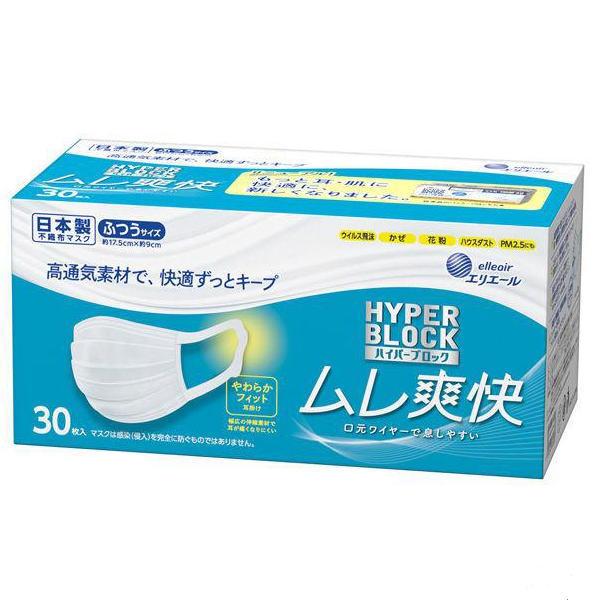 大王製紙 - ハイパーブロックマスク　1箱30枚入り✖️24箱 大王製紙 エリエール ハイパーブロックマスク ウイルス飛沫