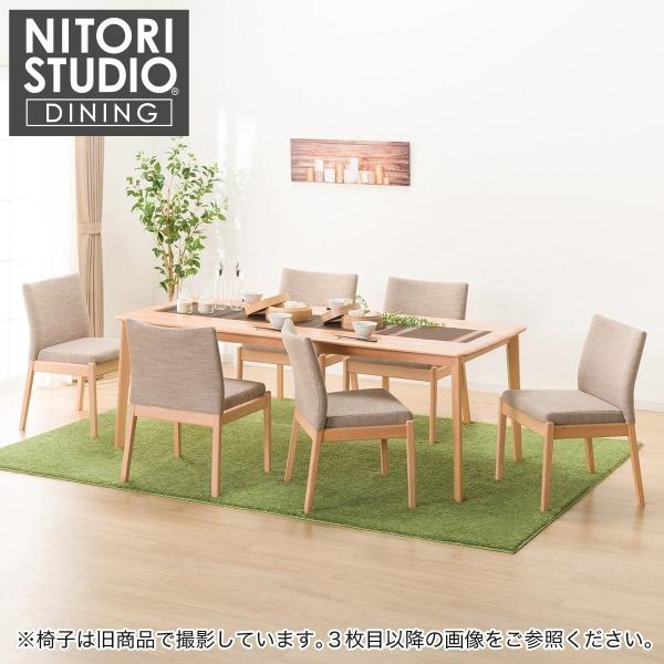 ニトリ ダイニングテーブル7点セット(T-01 200 NA/C-50 NA/AQ-BE